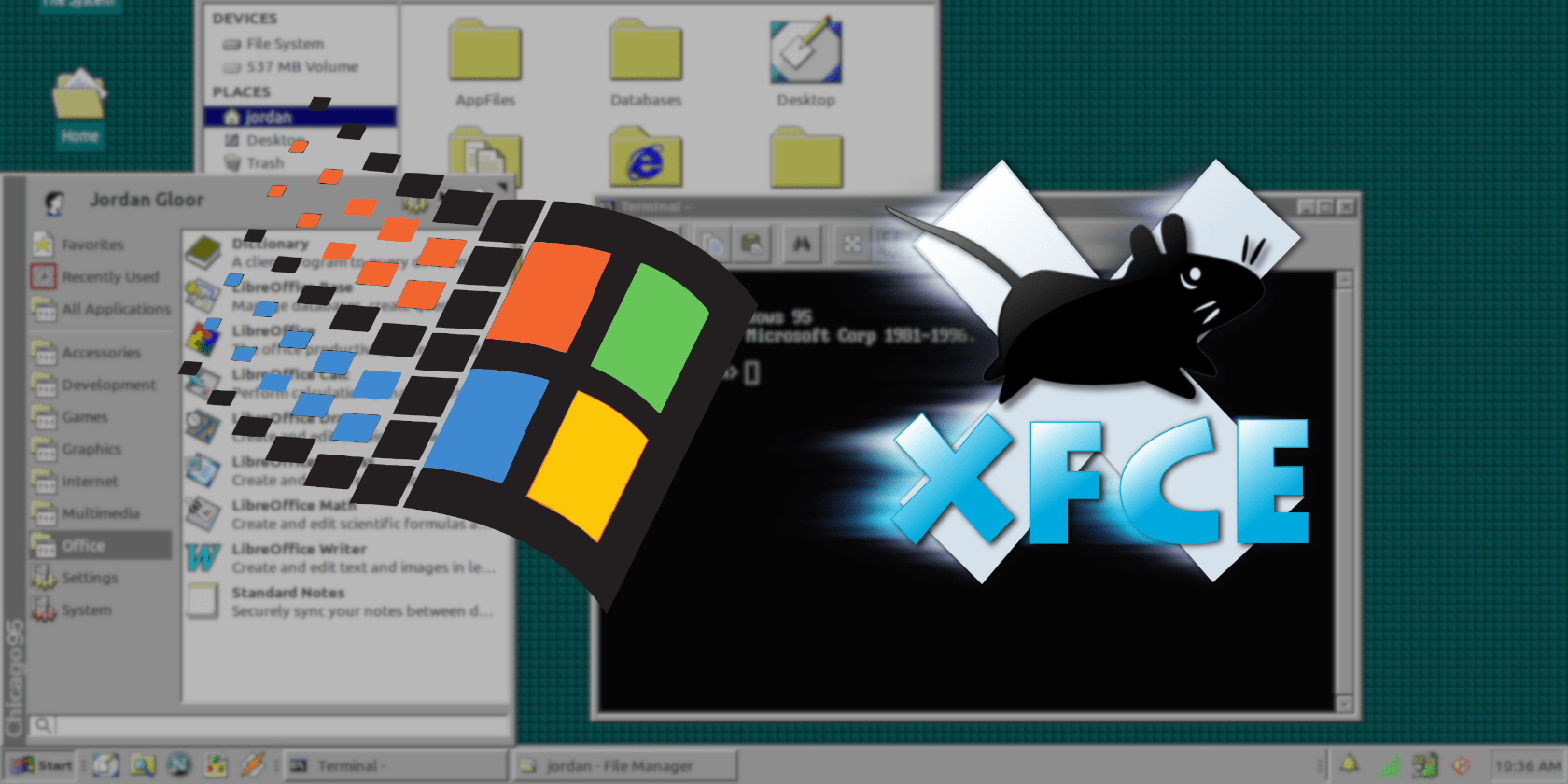 Make Your Linux Xfce Desktop Look Like Retro Windows With Chicago95