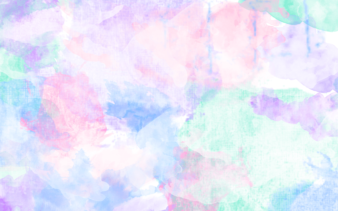 A colorful abstract painting with pink, blue and green - Pastel