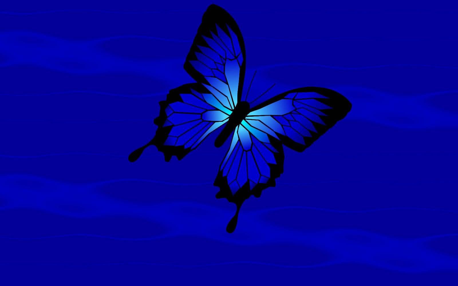 Free Blue Butterfly Aesthetic Wallpaper Downloads, Blue Butterfly Aesthetic Wallpaper for FREE