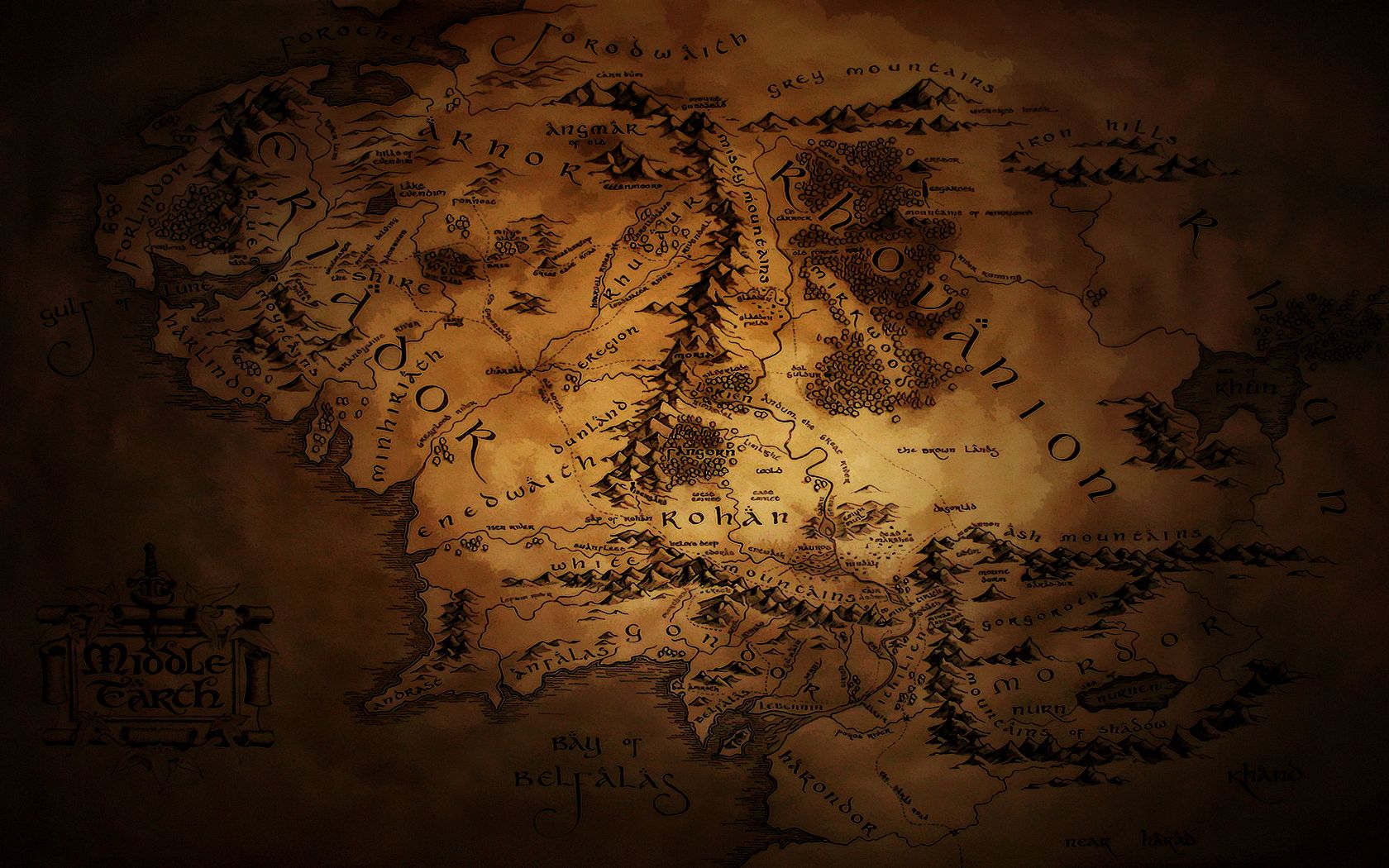 Middle earth map wallpaper 2560x1600 download Middle Earth Map wallpaper 2560x1600 download - Earth