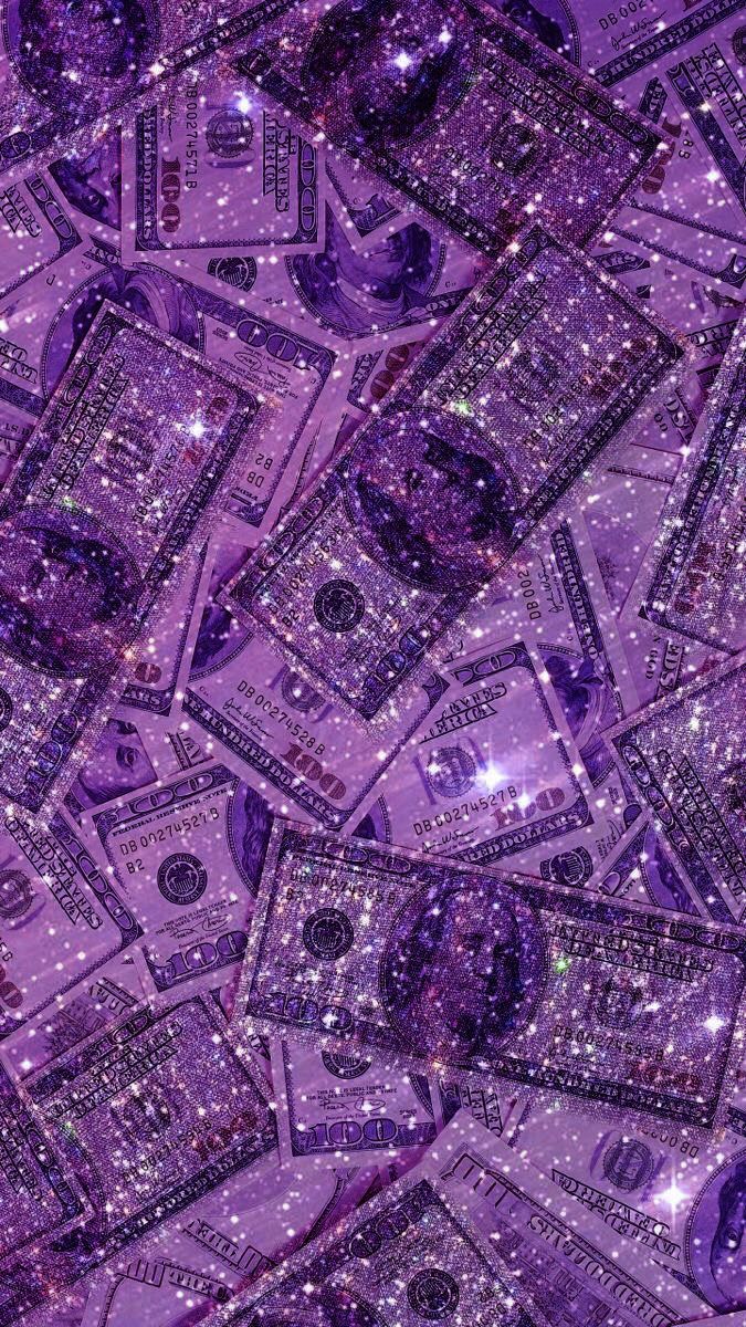 purple money. Money wallpaper iphone, Retro wallpaper iphone, iPhone wallpaper girly