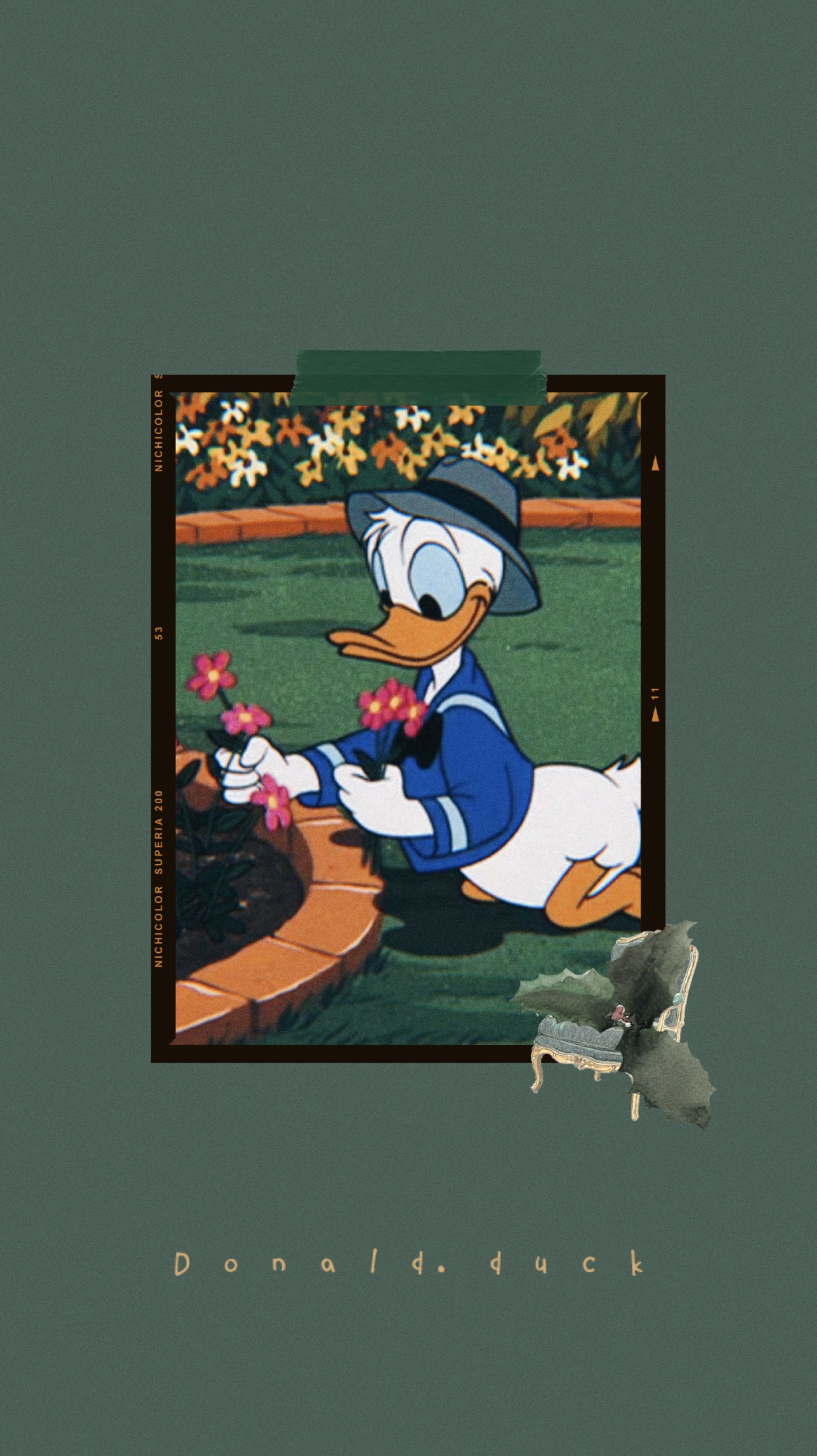 A cartoon of donald duck and his dog - Duck