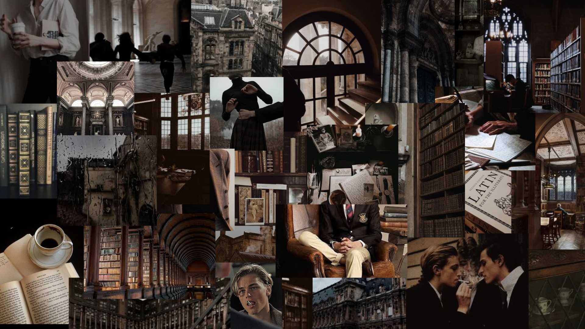 A collage of images from the film adaptation of 
