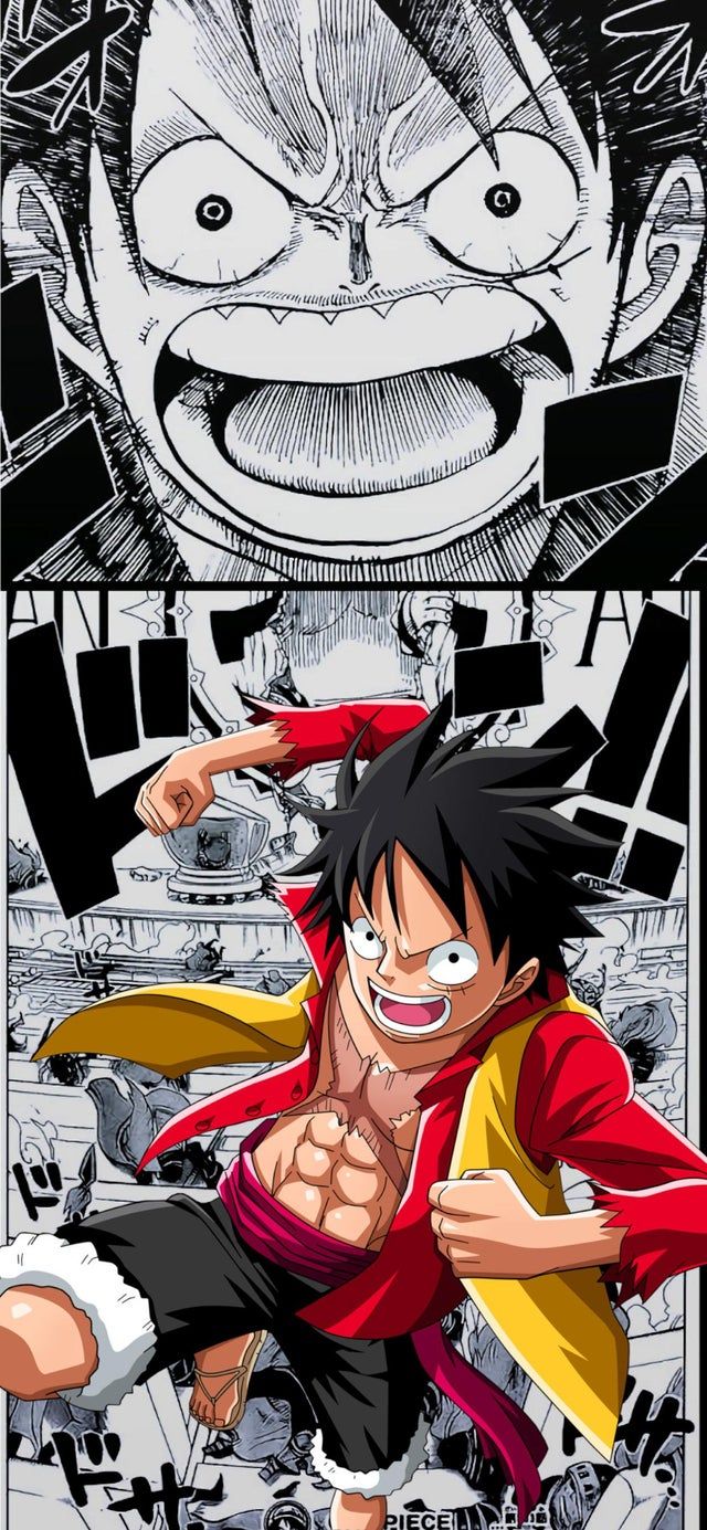 One Piece Chapter 983 - Luffy uses the rubber man technique - One Piece