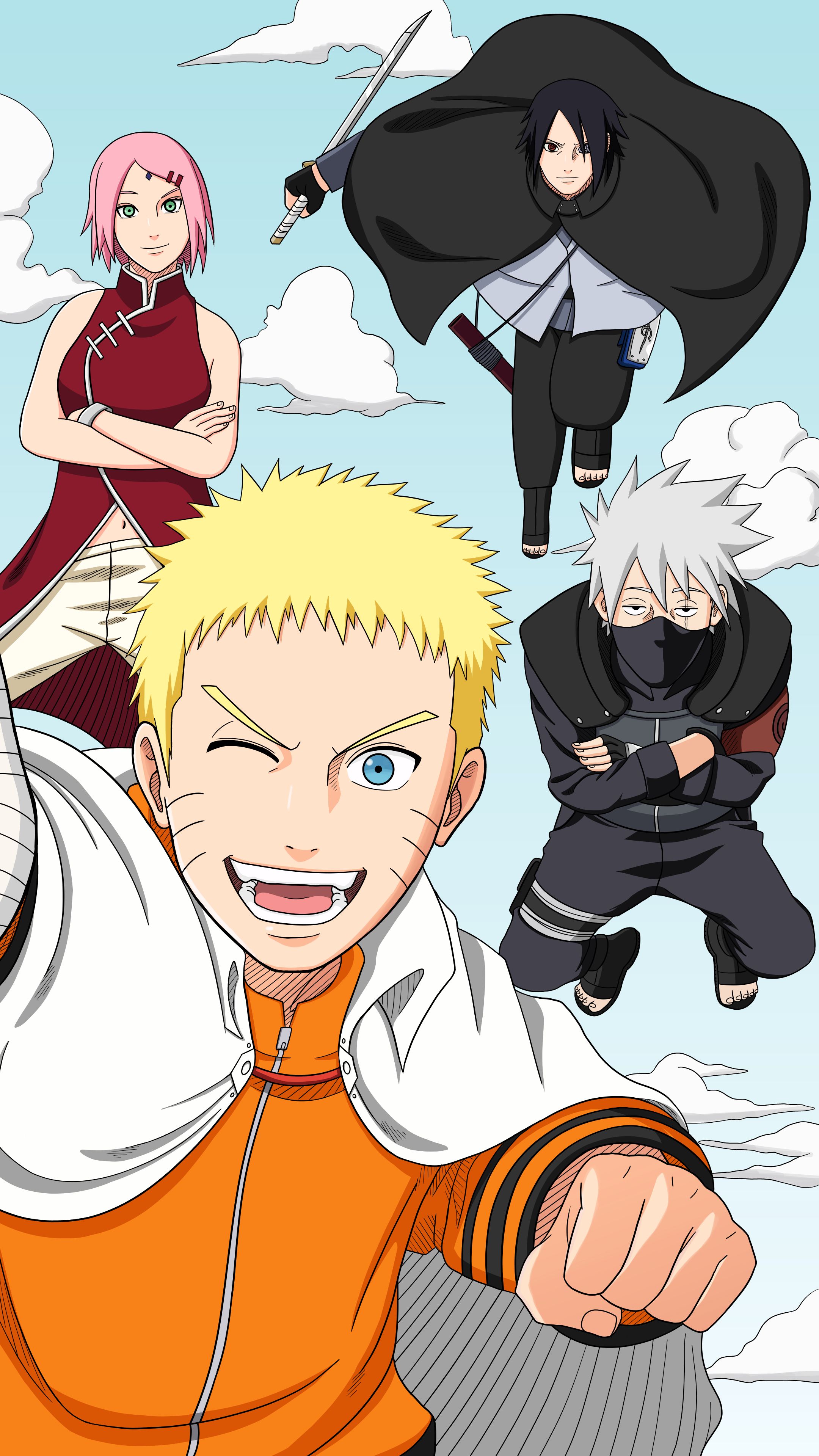 Naruto Team Wallpaper and Background 4K, HD, Dual Screen