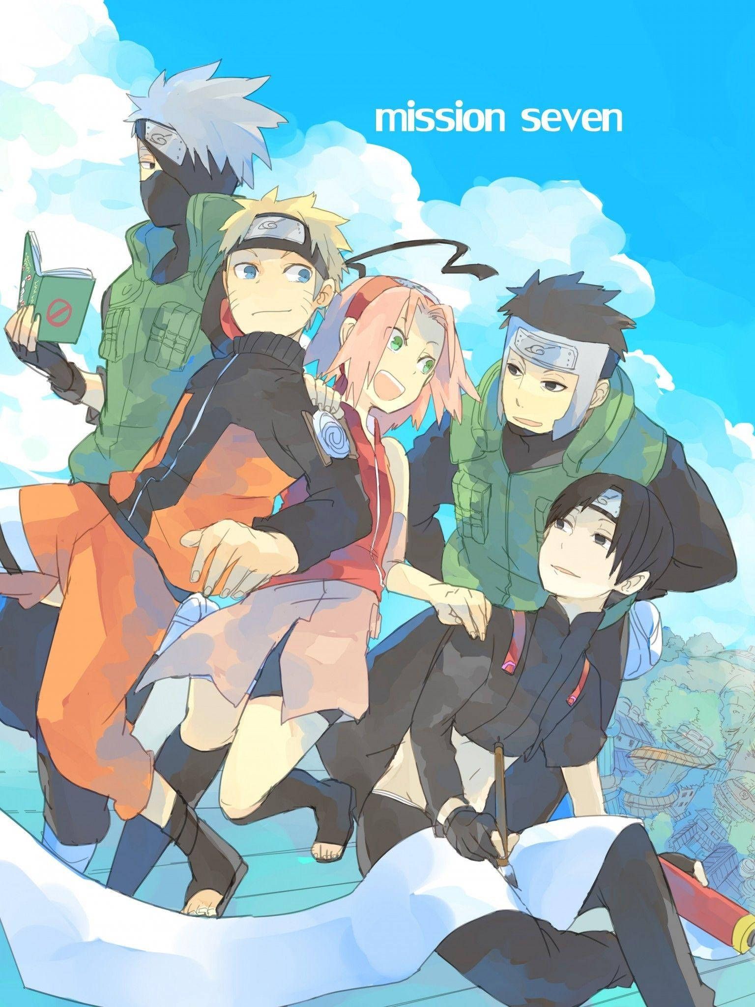 Naruto and friends on a mission - Naruto