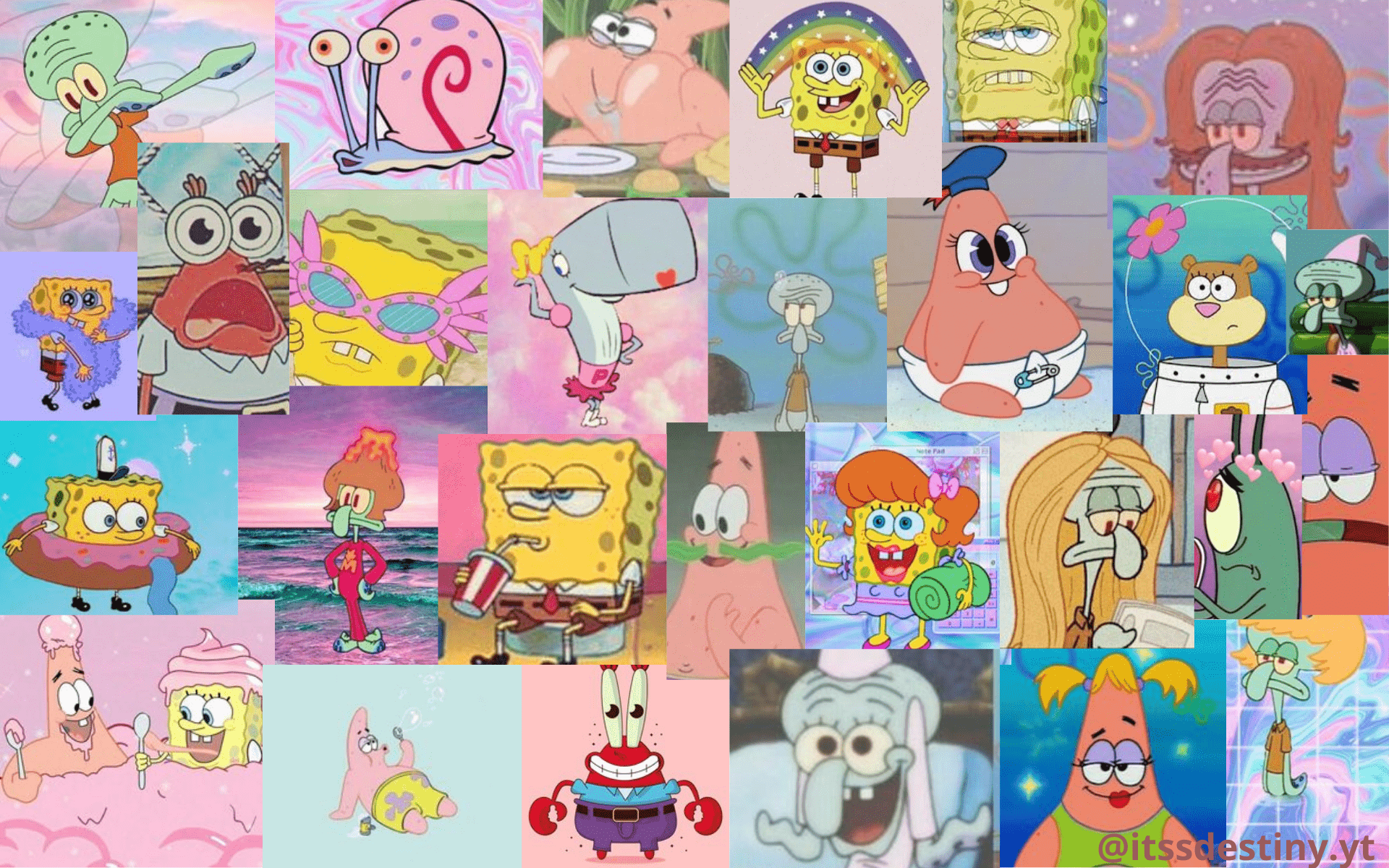 Spongebob squarepants characters wallpaper - SpongeBob