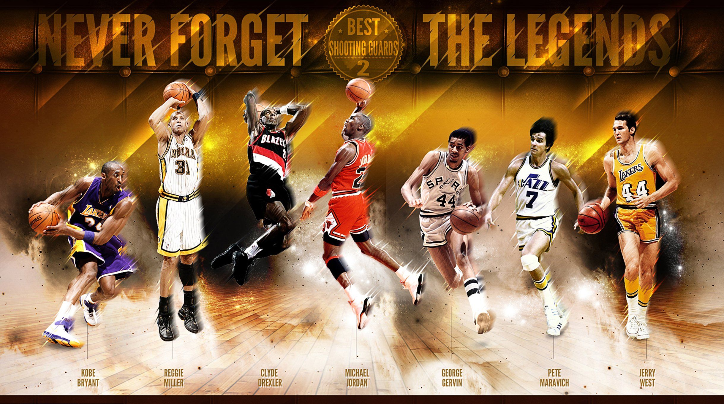 Never forget the legends of basketball. - NBA