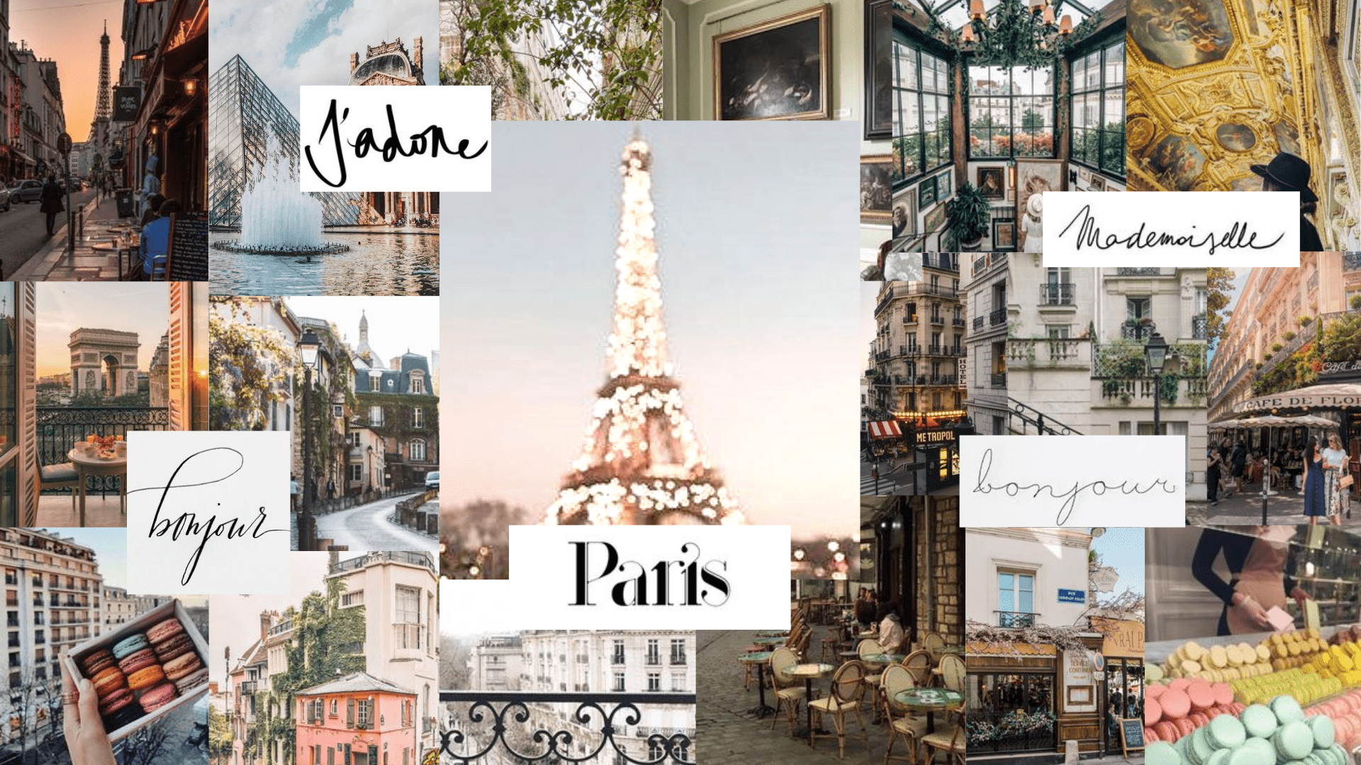 paris wallpaper aesthetic. Paris wallpaper, Cute desktop wallpaper, Glittery wallpaper