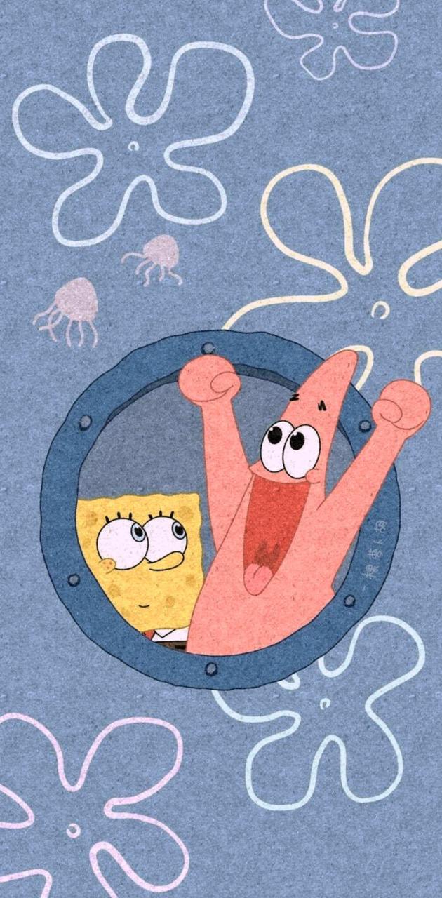 Spongebob and Patrick wallpaper for iPhone with high-resolution 1080x1920 pixel. You can use this wallpaper for your iPhone 5, 6, 7, 8, X, XS, XR backgrounds, Mobile Screensaver, or iPad Lock Screen - SpongeBob