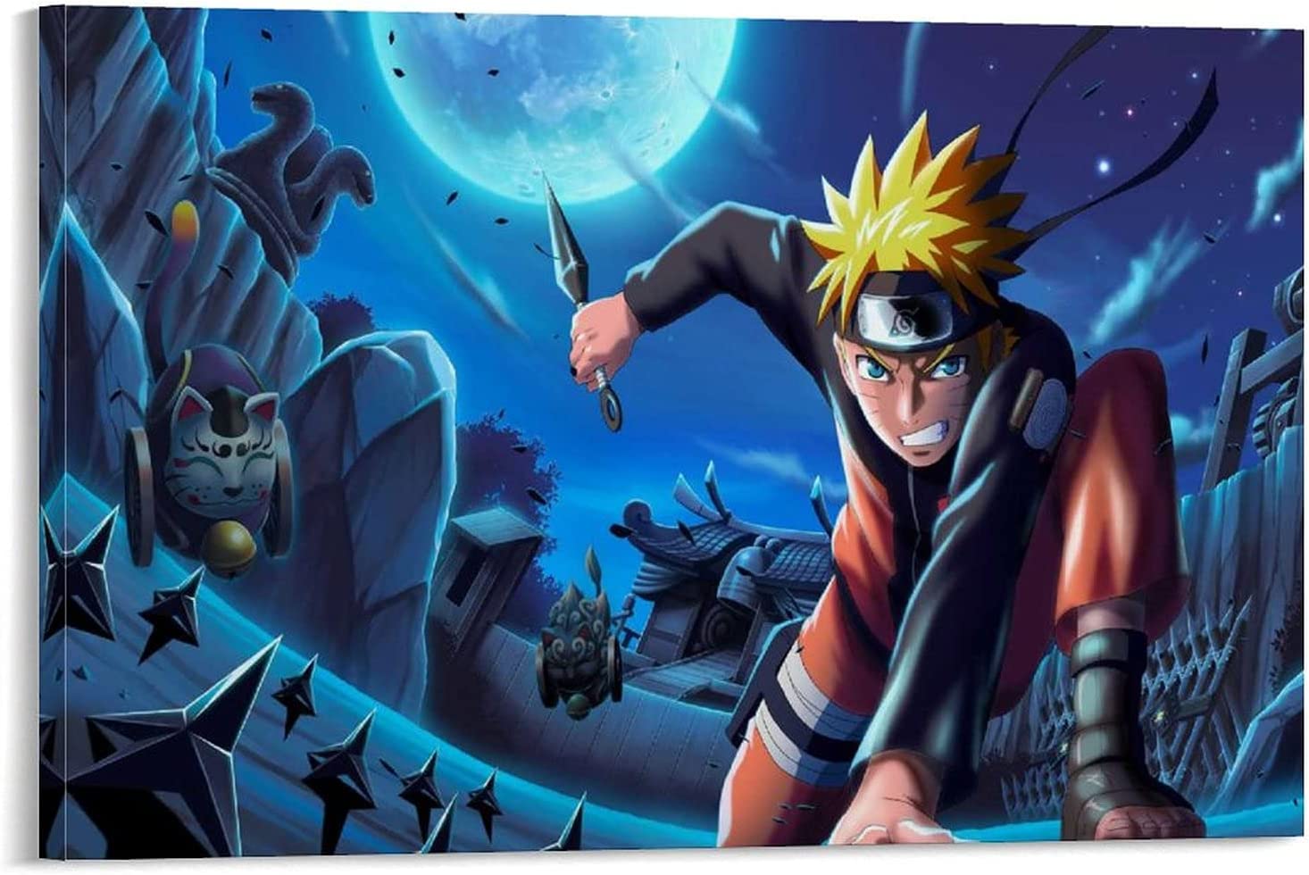 JKLM Naruto Aesthetic HD Wallpaper Poster Decorative Prints Canvas Wall Art Posters Bedroom Painting 12x18inch(30x45cm) : Amazon.co.uk: Home & Kitchen