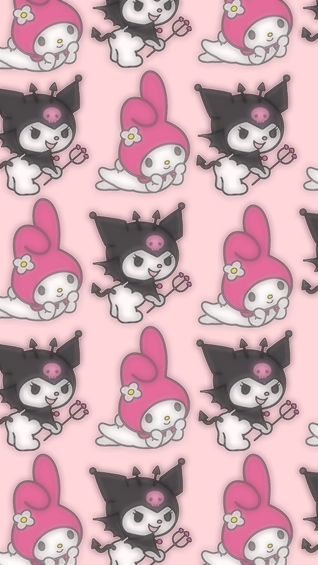 My Melody iPhone Wallpaper with high-resolution 1080x1920 pixel. You can use this wallpaper for your iPhone 5, 6, 7, 8, X, XS, XR backgrounds, Mobile Screensaver, or iPad Lock Screen - Kuromi