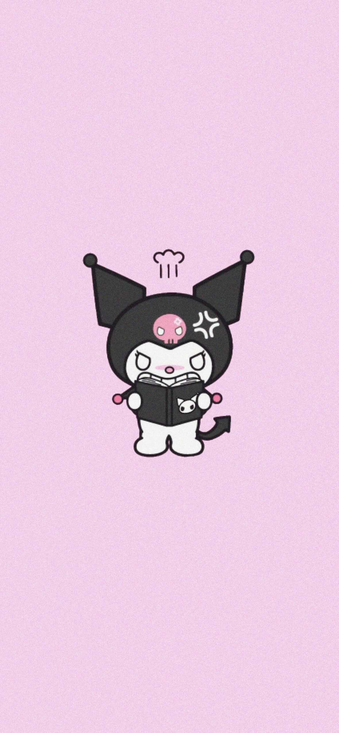 A cartoon character with black and white clothing - Kuromi