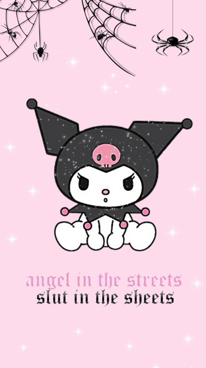 Angel in the streets stit on - Kuromi