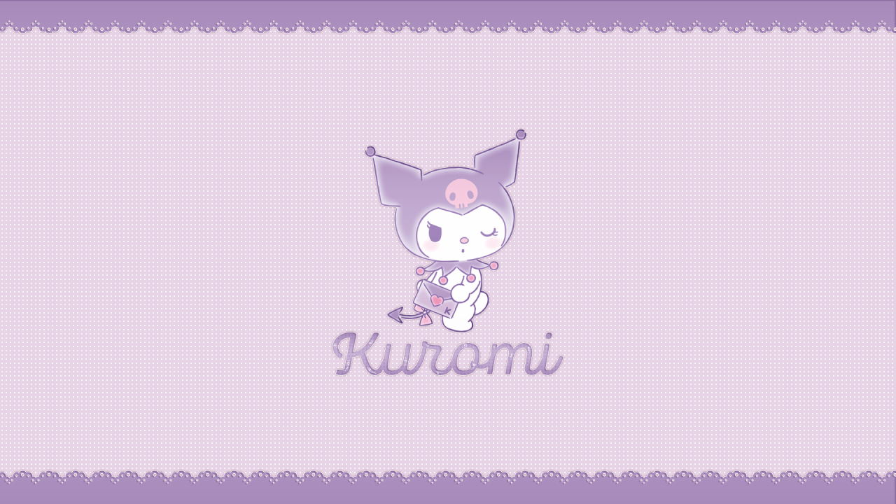 Kuromi is a sweet and adorable character from the Sanrio brand. - Kuromi