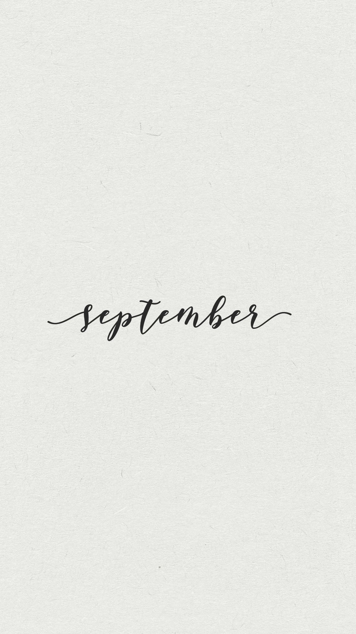 September. September wallpaper, Calligraphy wallpaper, Lettering