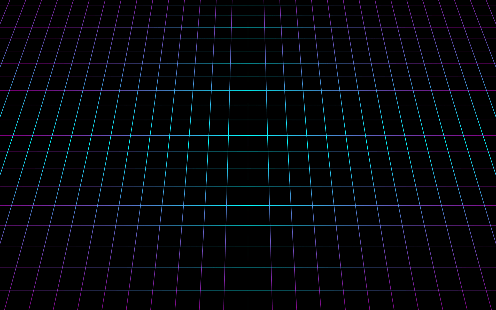 A black and purple grid on the screen - Grid