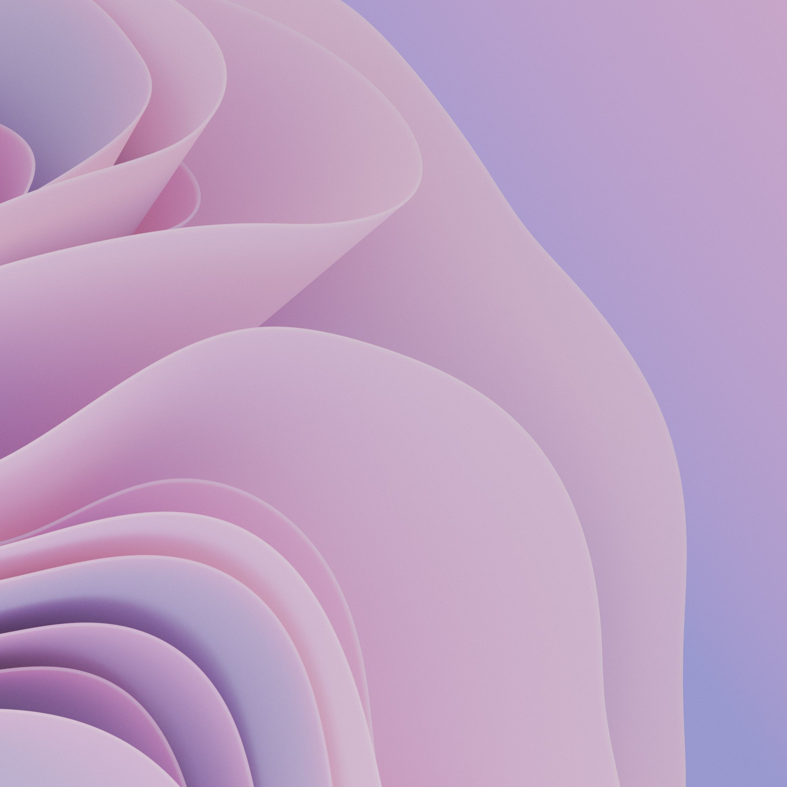 3D Render Wallpaper 4K, Waves, Girly, Abstract