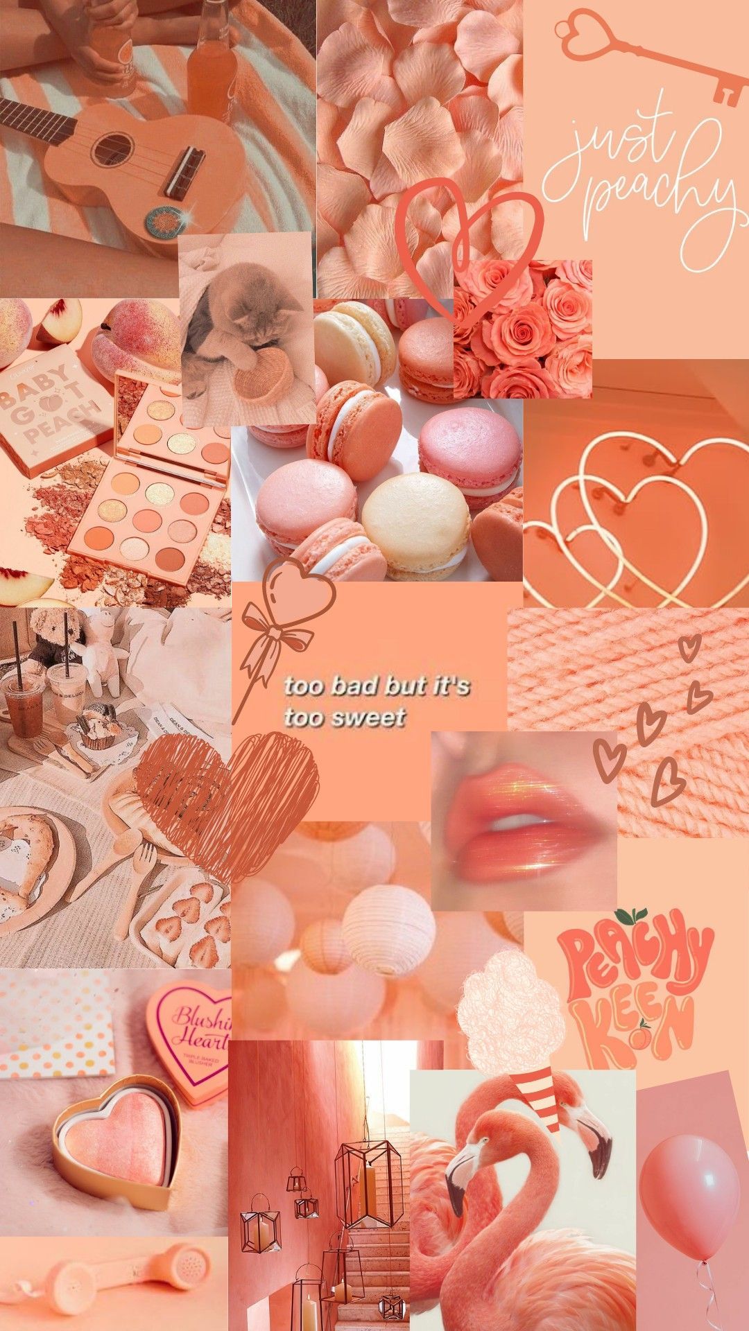 Peach aesthetic background, Aesthetic backgrounds, Peach aesthetic - Peach