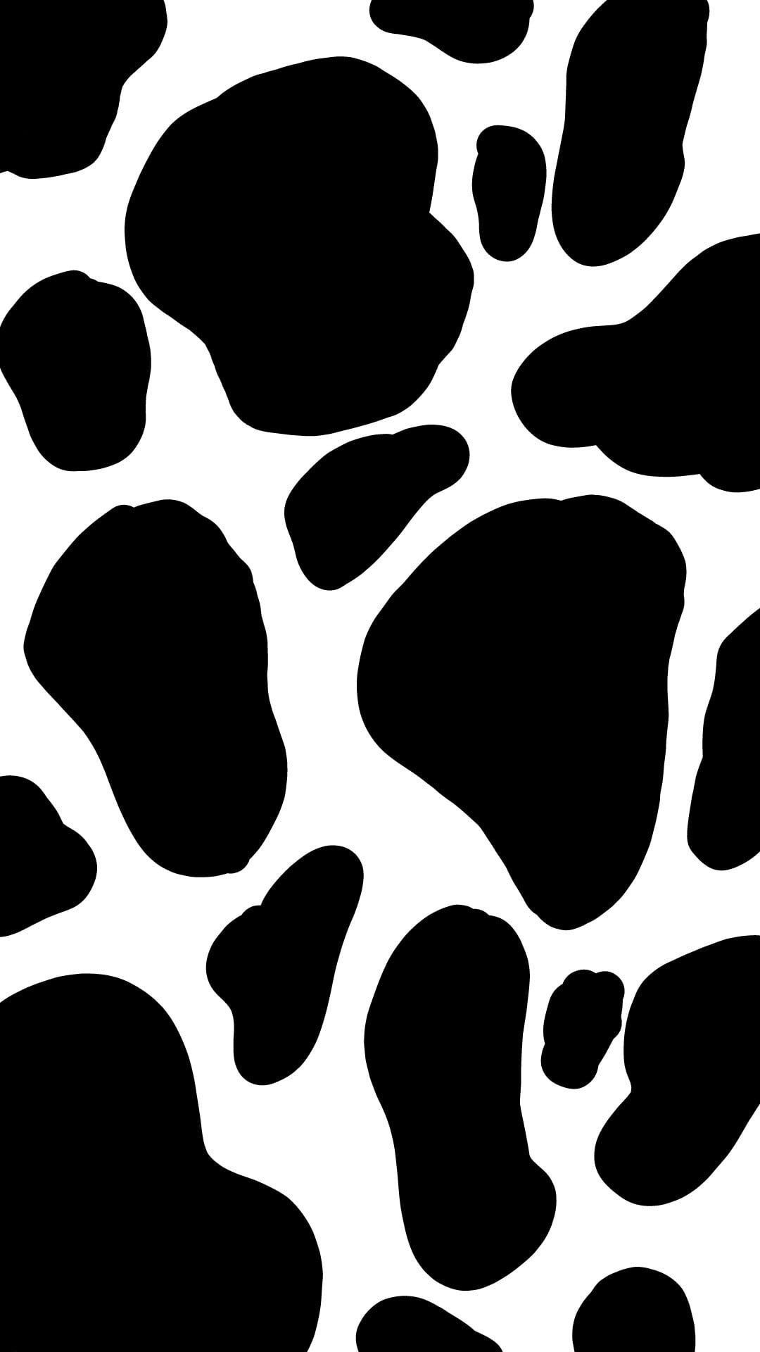 A black and white pattern of rocks - Pretty, cow