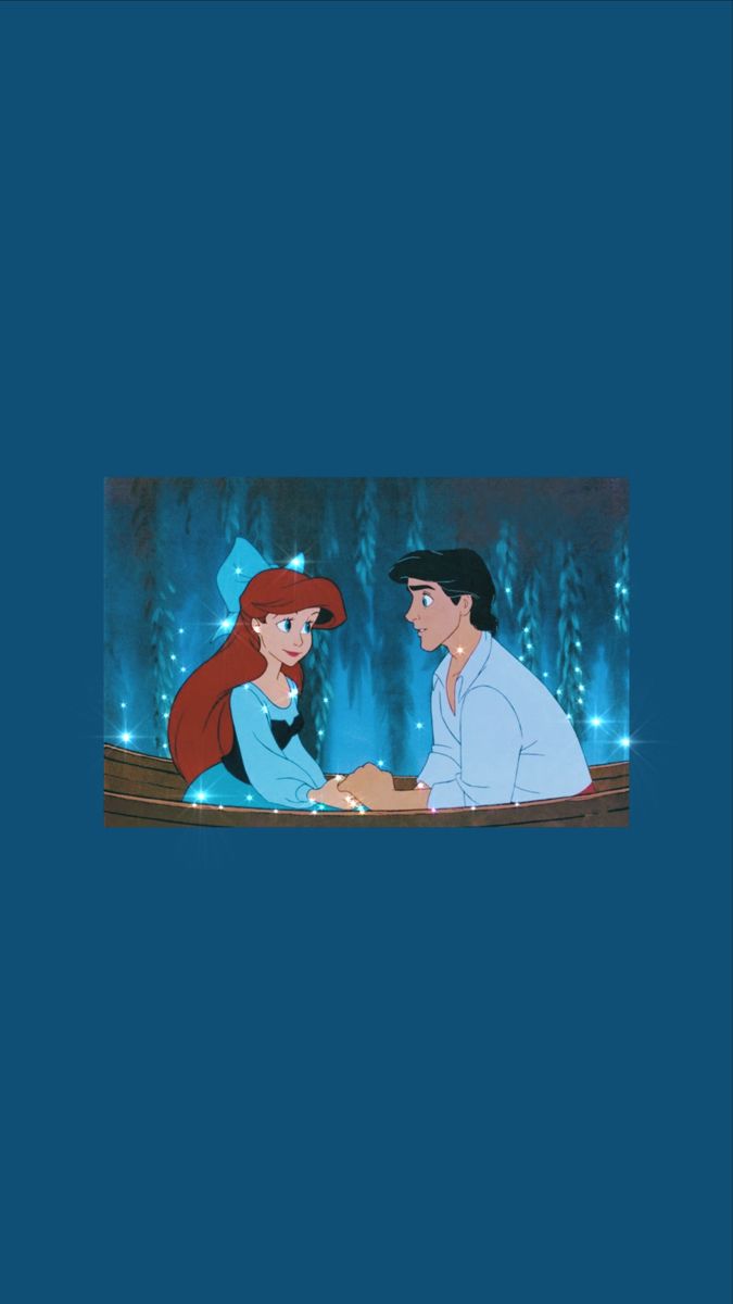 Ariel and Eric wallpaper I made for my phone! - Mermaid