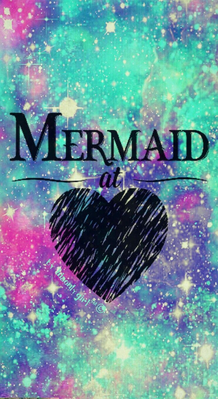 Mermaid at heart poster - Mermaid