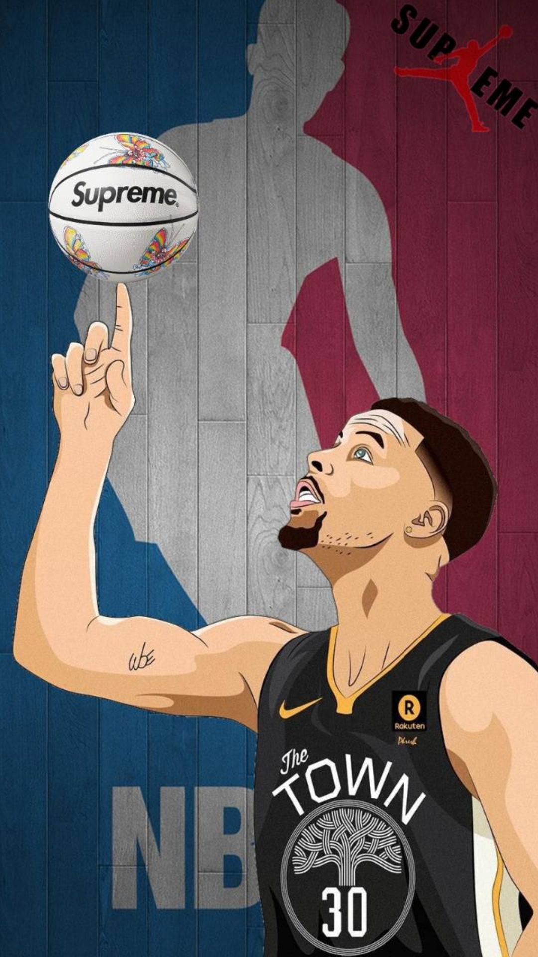 A basketball player with the ball in his hand - Basketball