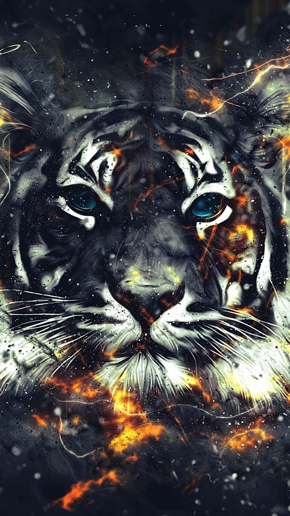 A tiger wallpaper for your phone - Tiger