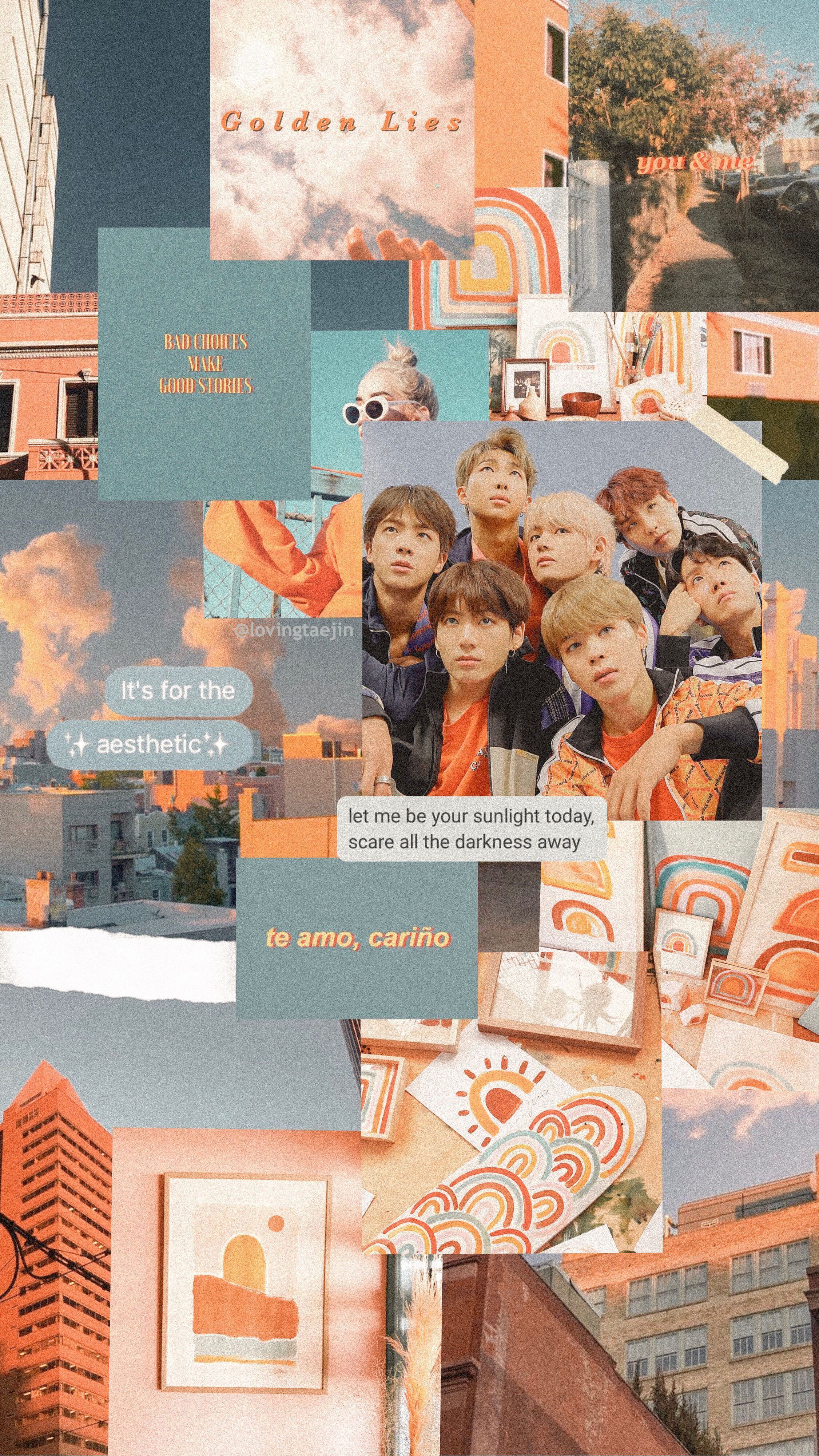 BTS OT7 Aesthetic Wallpaper