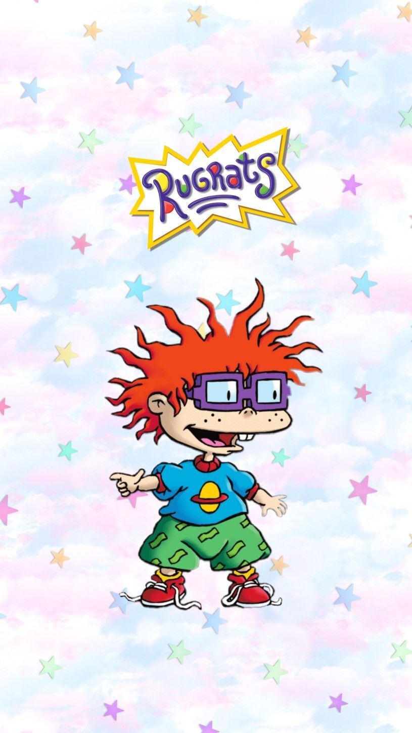 The image of a cartoon character with red hair and glasses - Rugrats