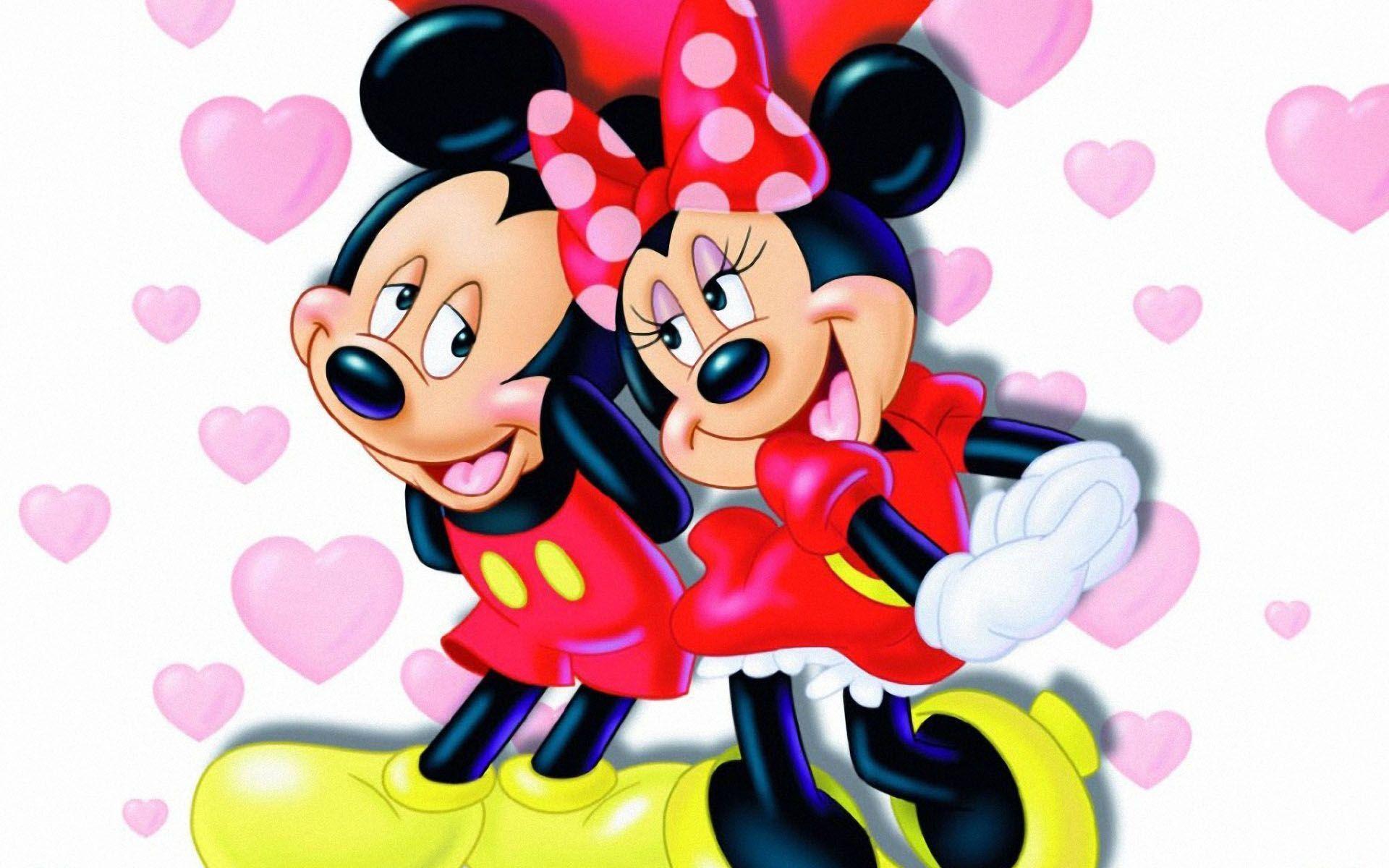Mickey mouse and minnie wallpaper - Minnie Mouse