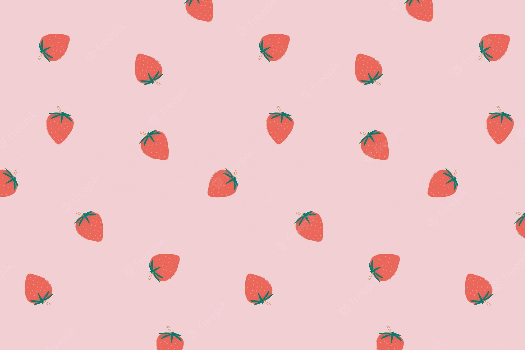 Strawberry Background Image