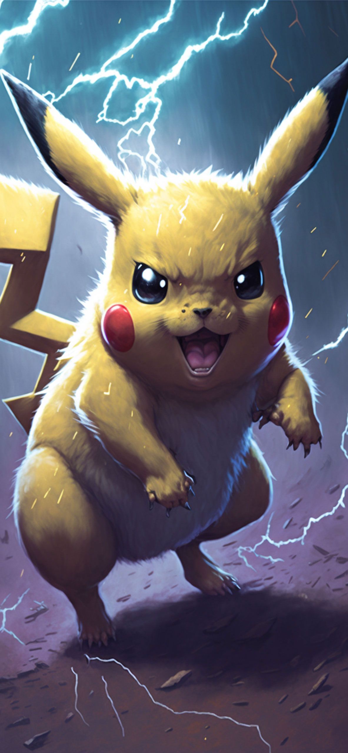 Pikachu wallpaper for iPhone and Android phone. - Pikachu