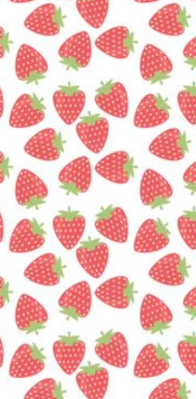 A seamless pattern of strawberries - Strawberry