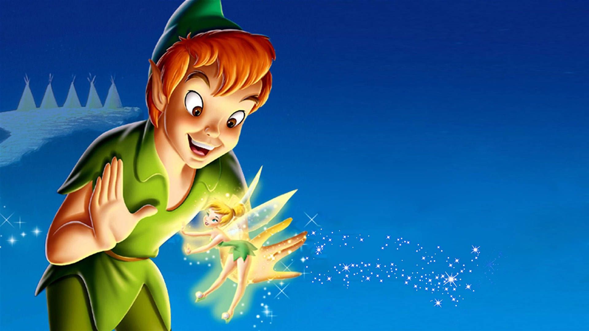 Peter pan and tinkerbell wallpaper - Tinkerbell