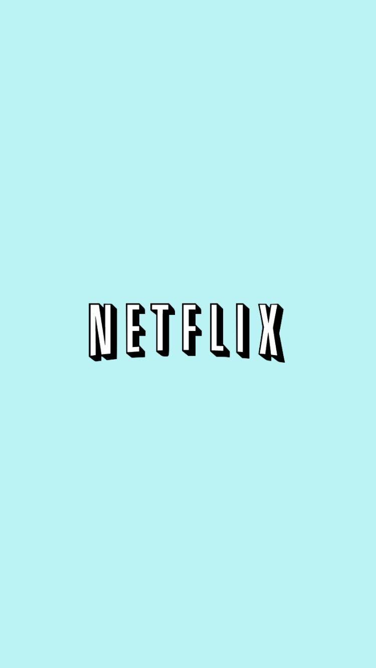 Netflix logo on a blue background - Teal, Netflix