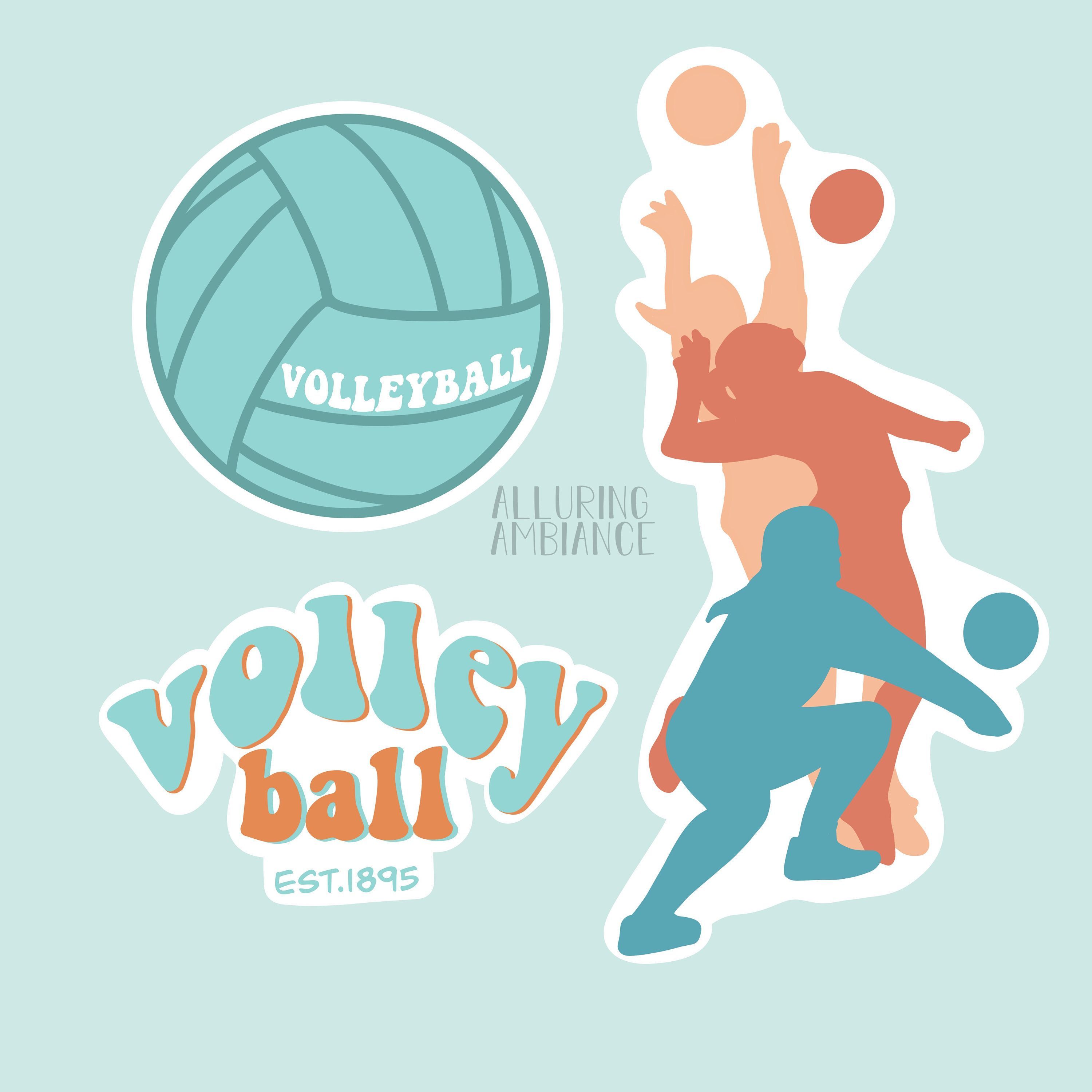 Volleyball wallpaper, Volleyball drawing, Volleyball background