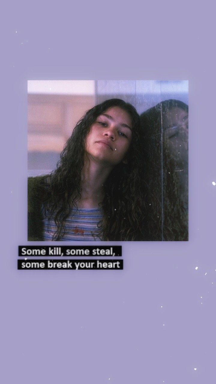 Aesthetic picture of Zendaya with the quote 