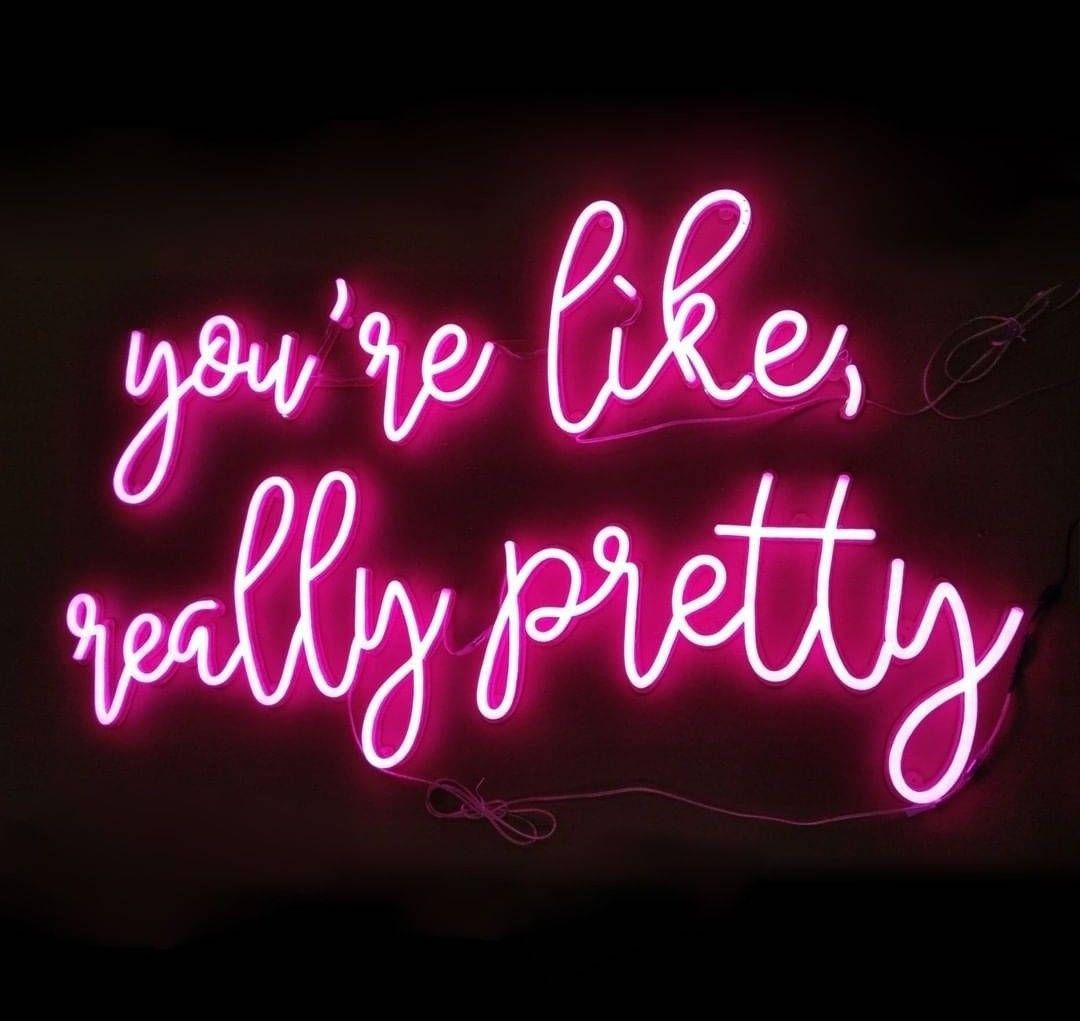 Download Neon Pink Pretty Tumblr Aesthetic Wallpaper