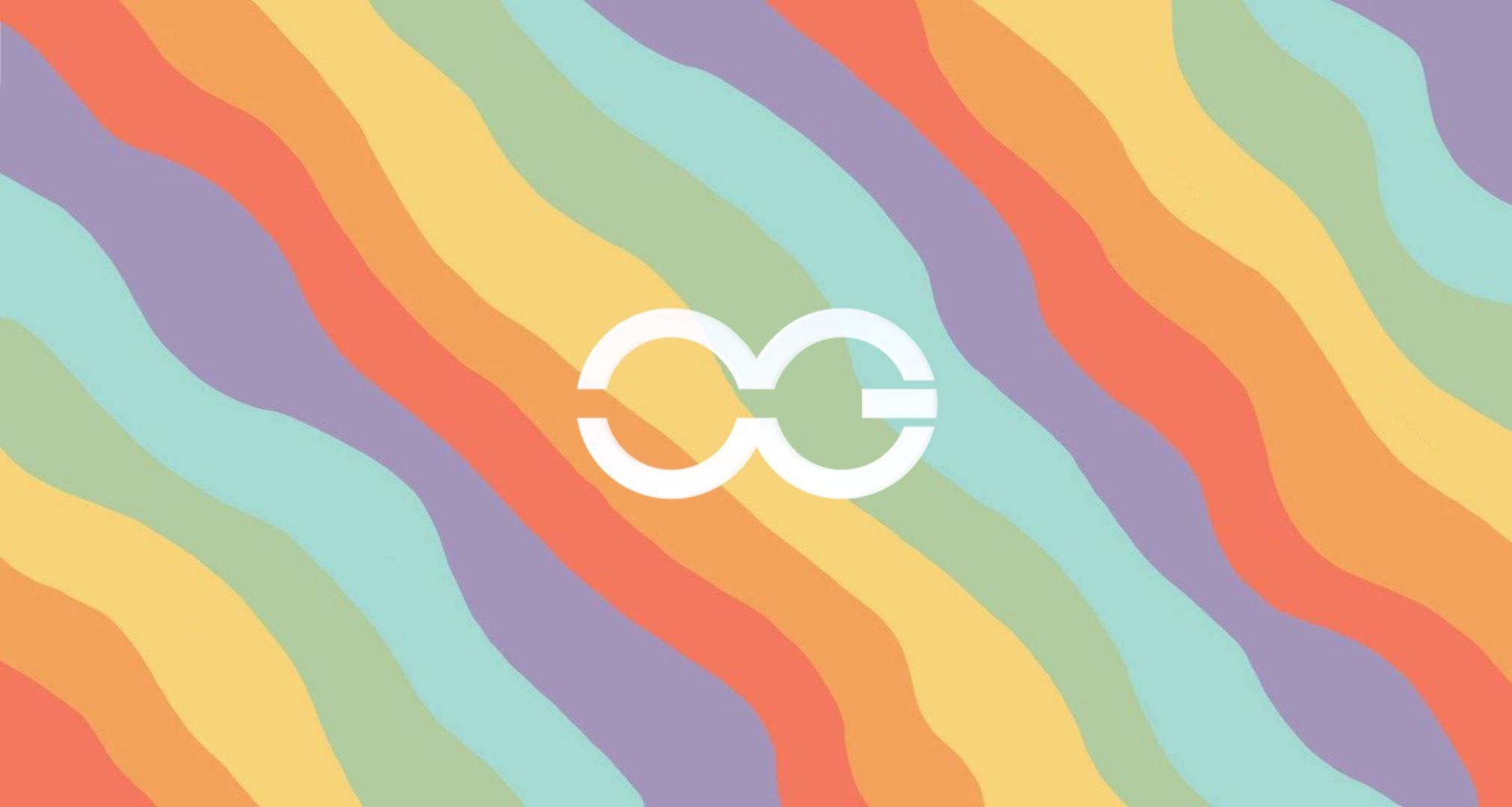 A colorful background with the letter g on it - Pride