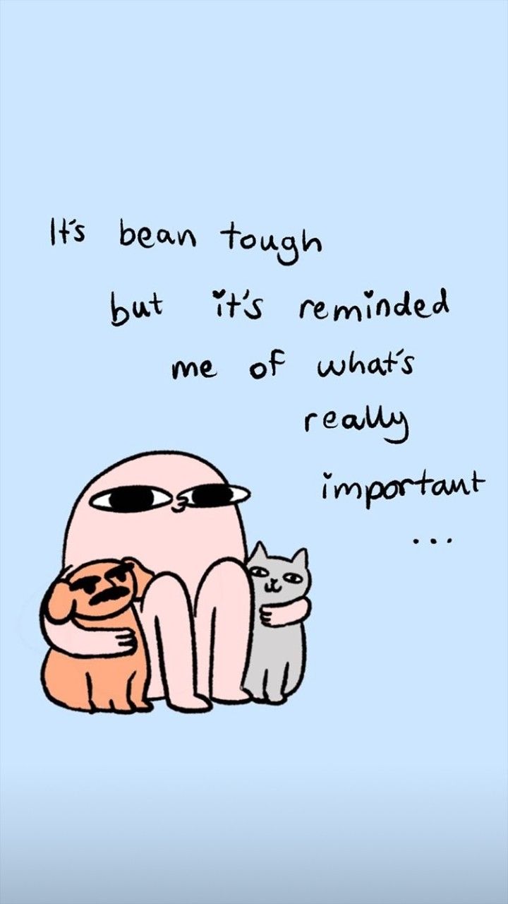 A cartoon cat with the words it's born tough but what is its really important - Funny