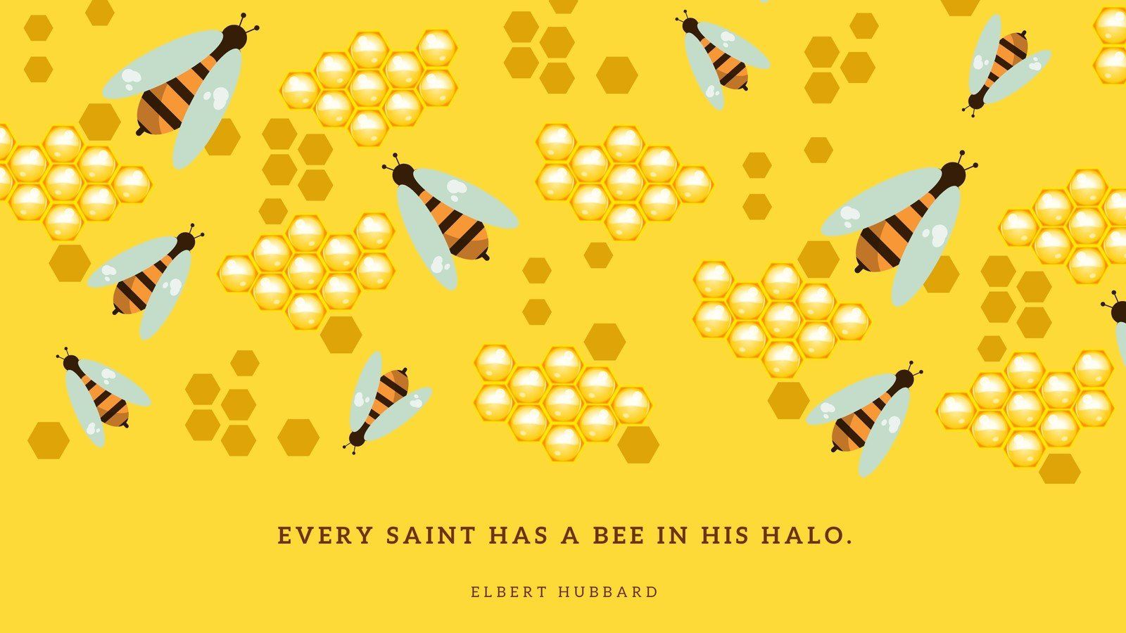Every saint has a bee in his palio - Funny, bee