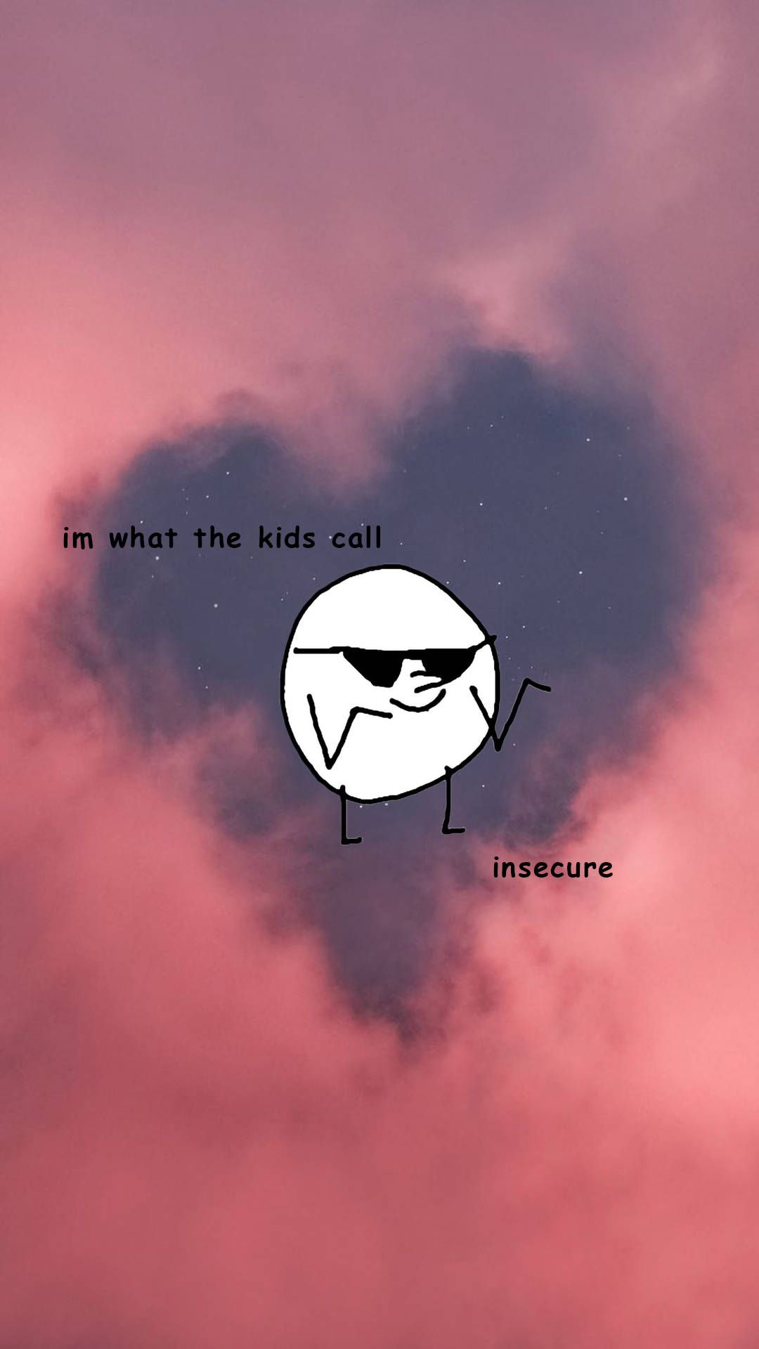 Download Funny Aesthetic Insecure Egg Wallpaper