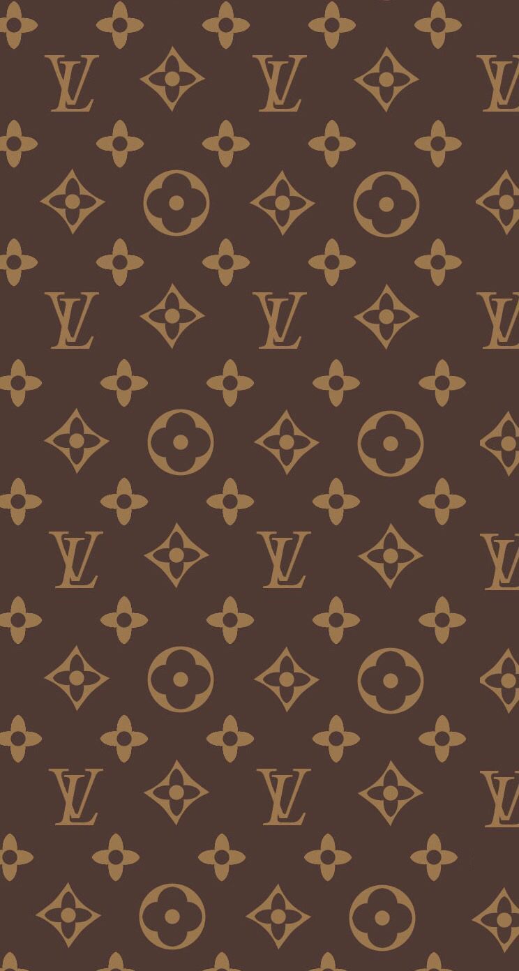 Louis vuitton pattern on a brown background - Louis Vuitton, Apple Watch