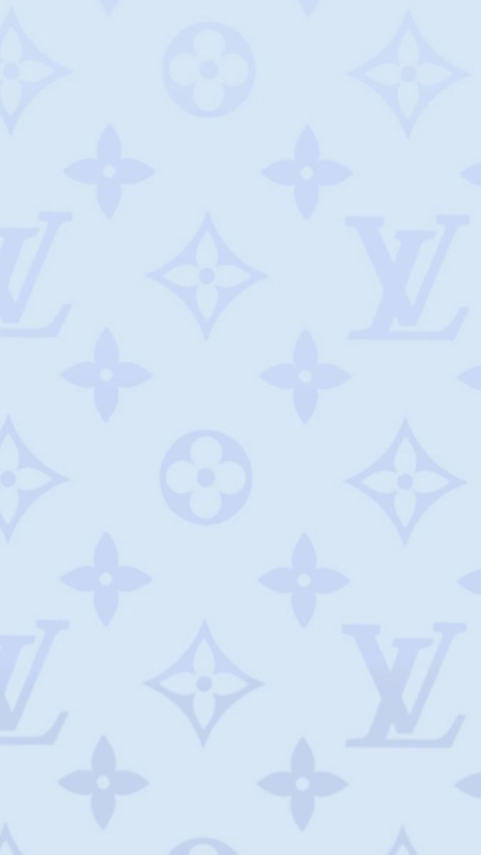 Blue Louis Vuitton Aesthetic Wallpaper