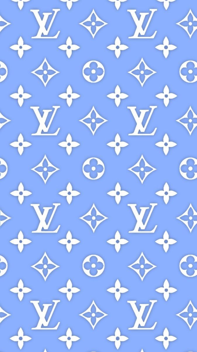 Wallpaper Louis Vuitton Blue Aesthetic。. Lace wallpaper, Trippy wallpaper, Blue wallpaper
