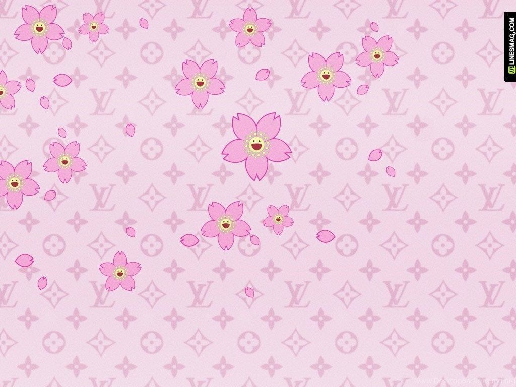 Pink Louis Vuitton iPhone Wallpaper