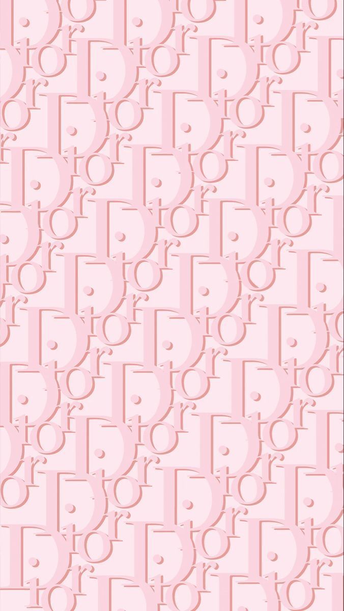 A pink background with some shapes on it - Dior