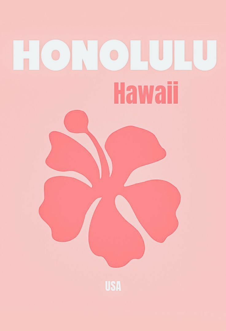 Aesthetic Hawaii poster/ wallpaper! Not my pic!. Printable wall collage, Preppy wall collage, Beach wall collage