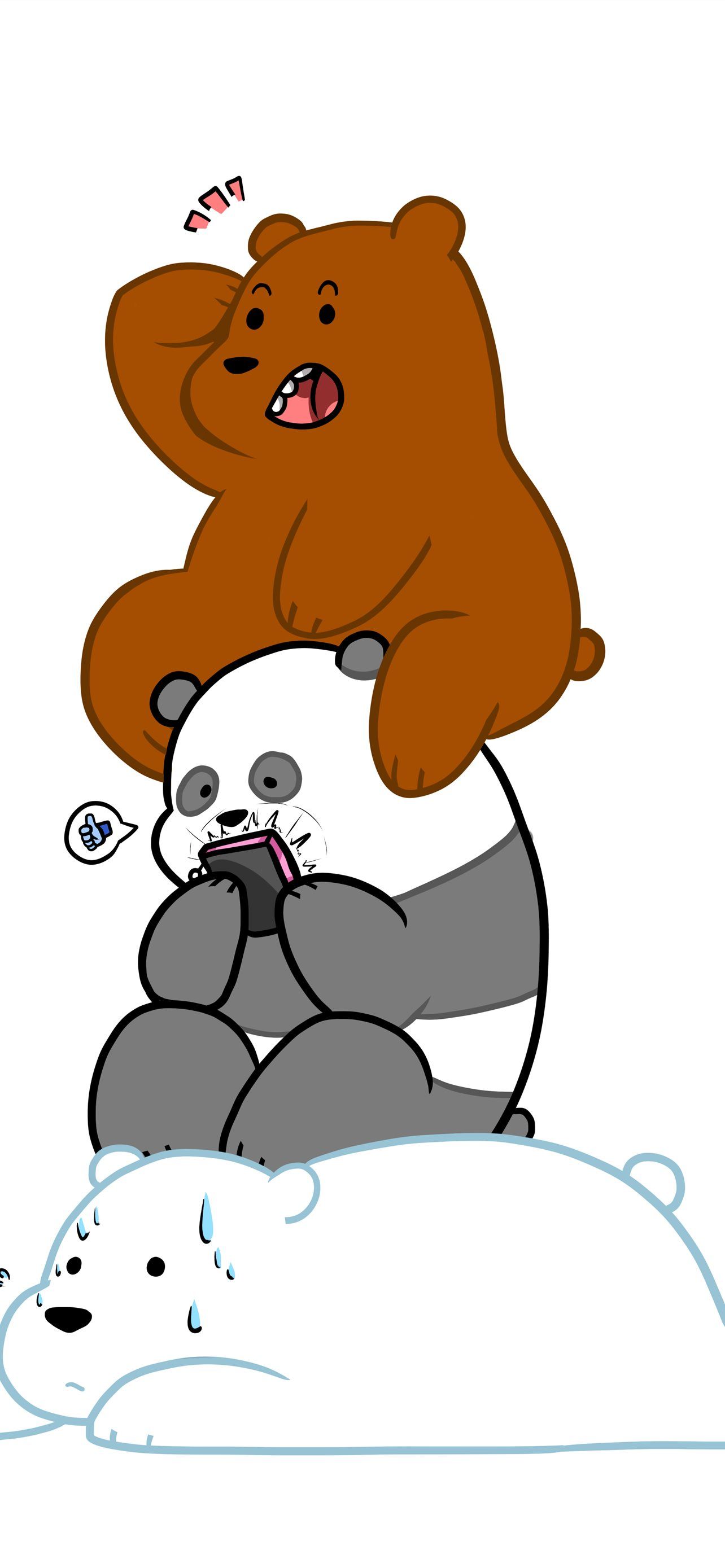 We bare bears wallpaper for mobiles and tablets - We Bare Bears